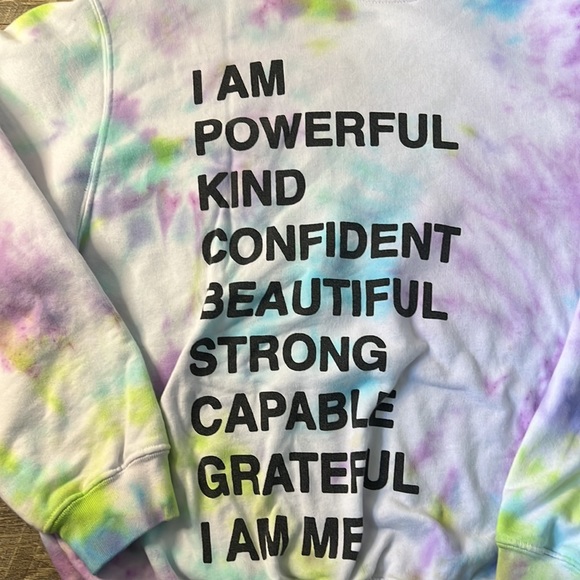 Anine Bing Tie Dye Graphic Print Crew Neck Size Small - Picture 4 of 7